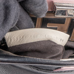 Fendi Black Leather Peekaboo Handbag - vintageandkickz