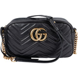 Gucci Matelassé Leather GG Marmont Camera Crossbody Bag