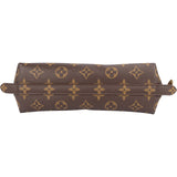 Louis Vuitton Monogram Canvas Trousse Demi Ronde Pouch