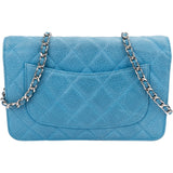 Chanel Quilted Caviar Leather Wallet On Chain Crossbody Bag