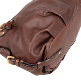 Prada Brown Vitello Daino Tote Handbag