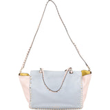 Valentino Garavani Pastell Tricolor Leather Rockstud Trapeze Shoulder Bag