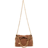 Stella McCartney Shaggy Falabella Fold Over Tote Crossbody Handbag