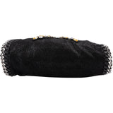 Stella McCartney Shaggy Falabella Crystal Star Mini Fold Over Tote Crossbody Bag