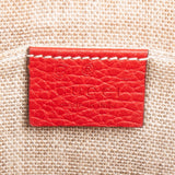 Gucci Pebbled Leather Interlocking GG Small Crossbody Bag
