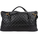 Saint Laurent Quilted Lambskin ES Giant Travel Bag