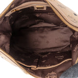 MCM Monogram Visetos Hobo Crossbody Bag