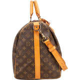 Louis Vuitton Monogram Canvas Keepall 50 Bandoulière Travel Bag