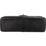 Chanel Quilted Caviar Leather Jumbo Double Flap Crossbody Bag