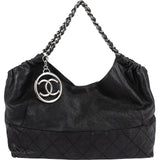 Chanel Stitchng Caviar Leather CC Handbag