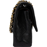 Chanel Quilted Lambskin 24K Gold Medium Double Flap Shoulder Bag