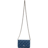 Chanel Denim Wallet on Chain Crossbody Bag