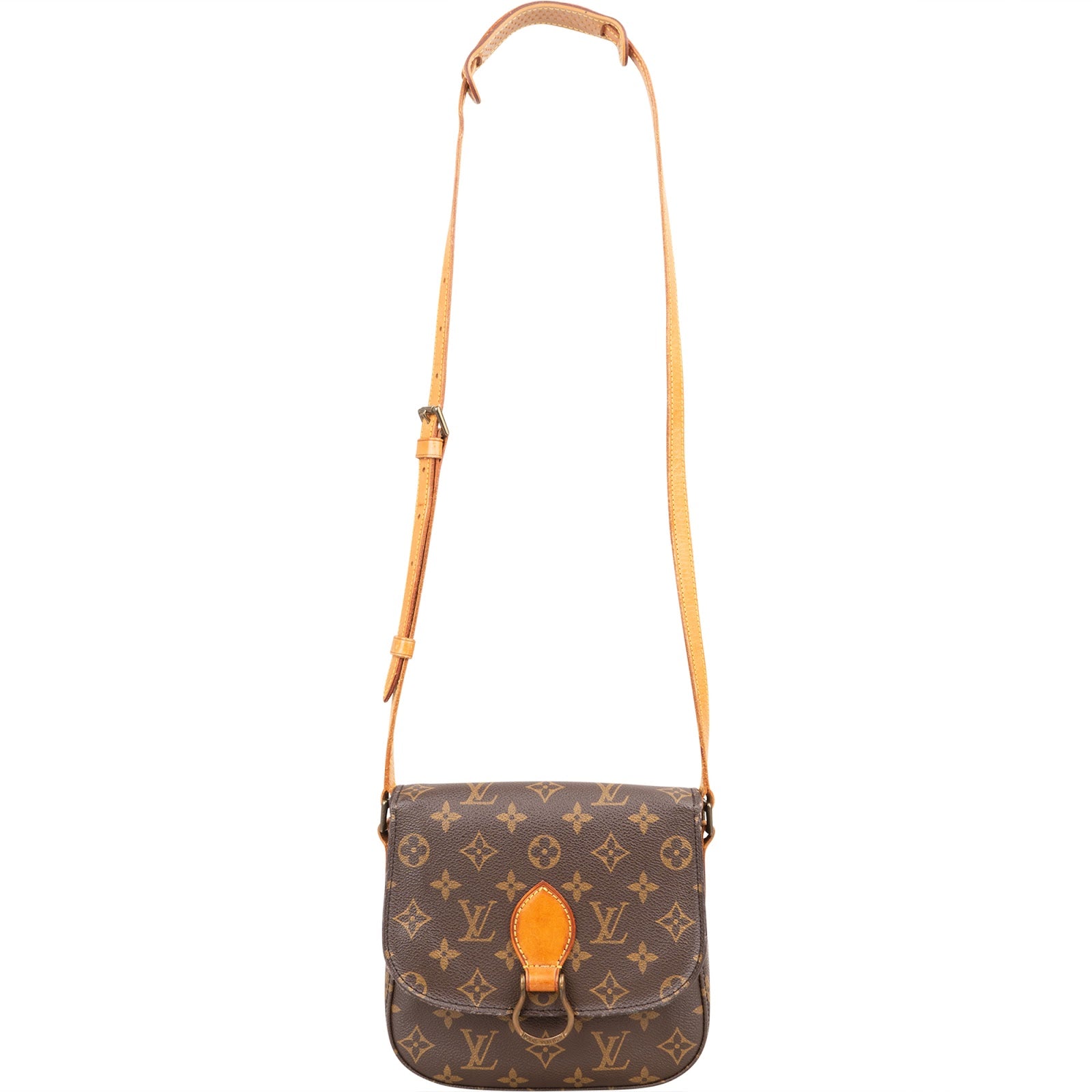 Louis Vuitton Monogram Canvas Saint Cloud PM Crossbody Bag - vintageandkickz