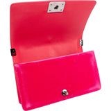 ChanelQuilted  Velvet Medium Boy Single Crossbody Bag