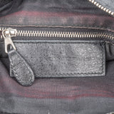 Balenciaga Black Leather City Handbag