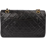 Chanel Quilted Lambskin 24K Gold Medium Double Flap Shoulder Bag