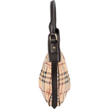 Burberry Nova-Check Monogram Equestrian Knight Shoulder Bag