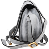 Chloé Grained Calfskin Marcie Small Saddle Crossbody Bag