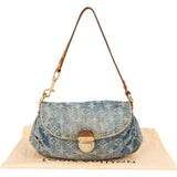 Louis Vuitton Monogram Denim Pleaty Shoulder Bag