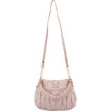Miu Miu Matelassé Mappa Leather Small Coffer City Shoulder Bag
