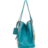 Burberry Nova-Check Canvas and Leather Canterbury Tote Shoulder Bag