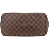 Louis Vuitton Monogram Damier Ebene Neverfull MM Shoulder Bag