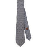Hermès H Pattern Silk Tie Krawatte