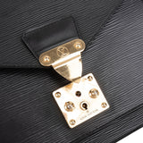Louis Vuitton Noir Epi Leather Monceau Handbag