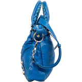 Balenciaga Blue Leather Classic City Handbag