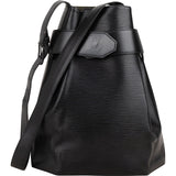 Louis Vuitton Noir Epi Leather Sac d'Epaule  GM Shoulder Bag