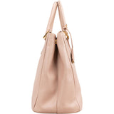 Prada Pink Saffiano Leather Galleria Tote Handbag