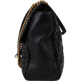 Gucci Matelassé Leather GG Marmont Large Single Flap Crossbody Bag