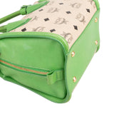 MCM Monogram Visetos Delmy Boston Mini Handbag