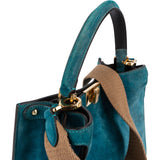 Fendi Suede Peekaboo Handbag