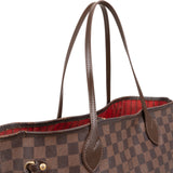 Louis Vuitton Monogram Damier Ebene Neverfull MM Shoulder Bag