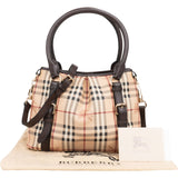 Burberry Nova-Check Monogram Haymarket Shoulder Bag