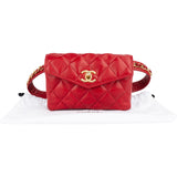 Chanel Quilted Lambskin CC Belt Crossbody Bag xx maße - vintageandkickz