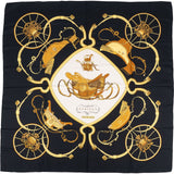 Hermès Springs Silk 90 Scarf Tuch