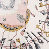 Hermès Les Cles Silk 90 Scarf Tuch