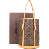 Louis Vuitton Monogram Canvas Bucket GM Shoulder Bag