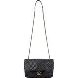 Chanel Quilted Calfskin Coco Sporran Single Flap Crossbody Bag