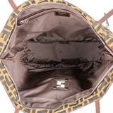 Fendi Monogram Zucca Canvas Tote Shoulder Bag
