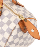 Louis Vuitton Monogram Damier Azur Canvas Speedy 25 Handbag