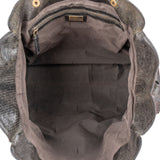 Fendi Croc-Embossed Leather Tote Shoulder Bag