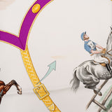 Hermès Ecole Francaise d'Equitation Silk 90 Scarf Tuch