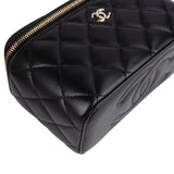 Chanel Quilted Lambskin Vanity Adjustable Crossbody Bag