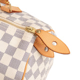 Louis Vuitton Monogram Damier Azur Speedy 30 Handbag