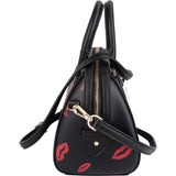 Kate Spade Rowe Mini Satchel Lip Print Handbag