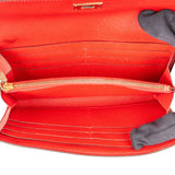Hermès Rouge Epsom Leather Kelly Wallet