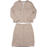 [🔄️B33 / F79] Chanel Multicolor Tweed Skirt Suit - vintageandkickz